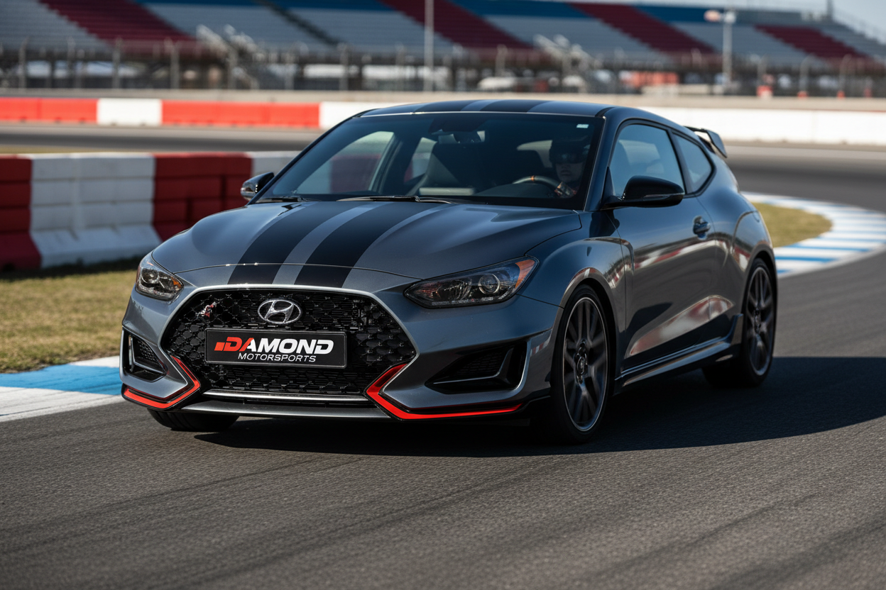 Hyundai Veloster performance parts from Damond Motorsports.