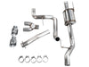 AWE 21-25 Ford F150 (14th Gen Reg Cab) Cat-Back Exhaust - 4.5in Dual Side Exit Chrome Tips available at Damond Motorsports