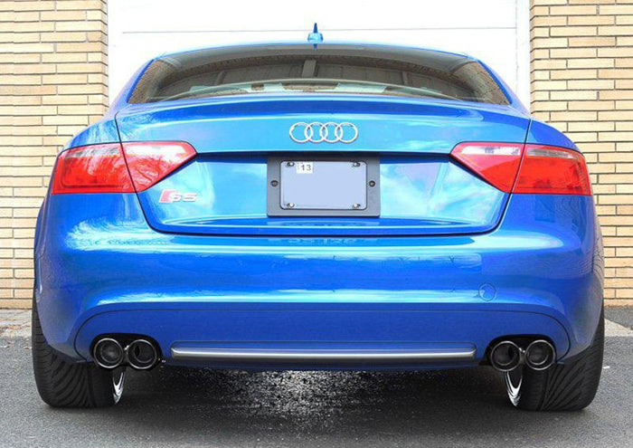 AWE Tuning Audi B8 S5 4.2L Track Edition Exhaust System - Polished Silver Tips available at Damond Motorsports