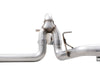 AWE 0FG 21+ Ford F150 Dual Split Rear Cat-Back Exhaust- 5in Diamond Black Tips available at Damond Motorsports