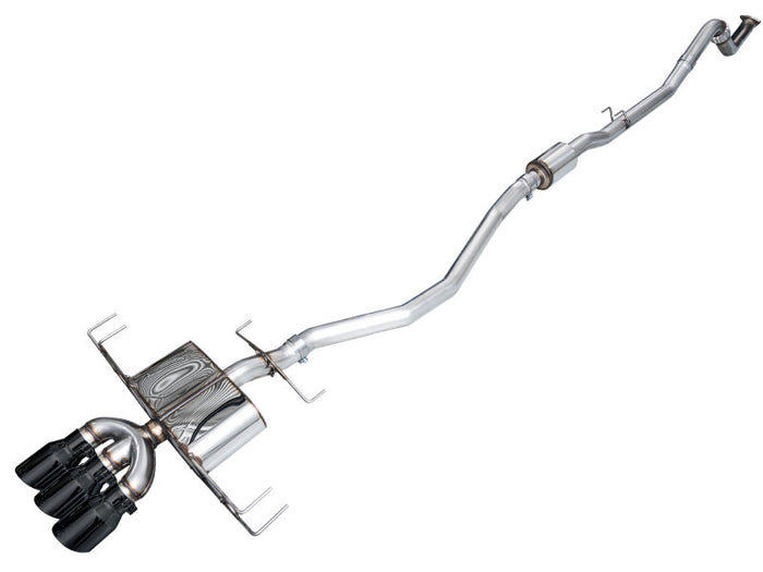 AWE Tuning 2024 Acura Integra Type S DE5 FWD Touring Edition Exhaust w/ Triple Diamond Black Tips available at Damond Motorsports