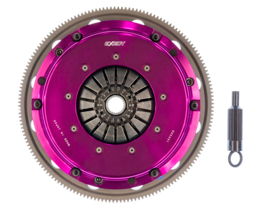 EXEDY Sport Performance Hyper Single Clutch: Strap Drive Type: Sprung Center Disc: Push Type Cover: 8 Bolt Design: For use w/ Hyper Accessory Kit FMAK101 (Fits 96-04 Only) PN#EH04SD1 available at Damond Motorsports