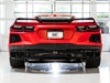 AWE Tuning 2020 Chevrolet Corvette (C8) Track Edition Exhaust - Quad Diamond Black Tips available at Damond Motorsports