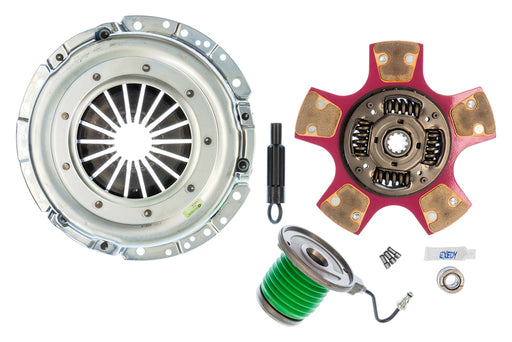 EXEDY Sport Performance Stage 2 Cerametallic Clutch: Paddle Style Disc: Includes Hydraulic CSC Slave Cylinder PN#07952PCSC available at Damond Motorsports