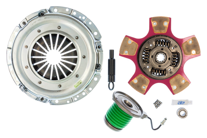 EXEDY Sport Performance Stage 2 Cerametallic Clutch: Paddle Style Disc: Includes Hydraulic CSC Slave Cylinder PN#07952PCSC available at Damond Motorsports