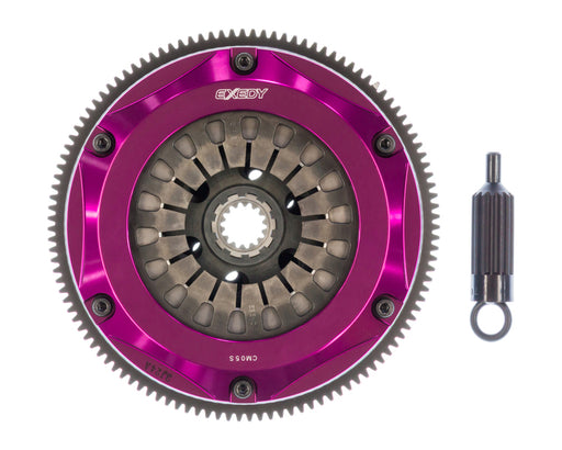 EXEDY Sport Performance Hyper Triple Cerametallic Clutch: Rigid Disc: Pull Type Cover: For use w/ Hyper Accessory Kit TYAK103 PN#TM043SR available at Damond Motorsports