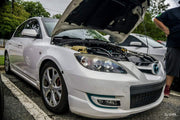 1st Gen Mazda 3 / Mazdaspeed 3 Bumper Fitment Solution-FENDERWELL ONLY available at Damond Motorsports