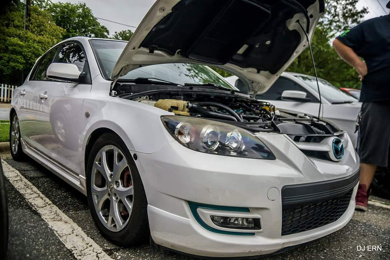 1st Gen Mazda 3 / Mazdaspeed 3 Bumper Fitment Solution-FENDERWELL ONLY available at Damond Motorsports