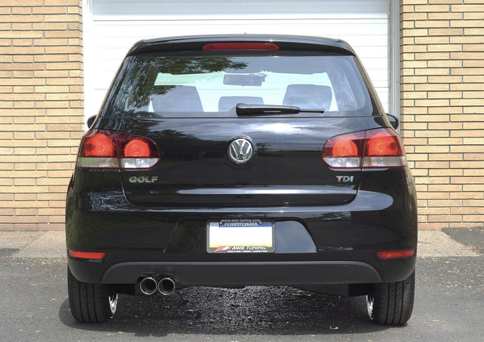 AWE Tuning 2.5L Golf/Rabbit Catback Performance Exhaust available at Damond Motorsports