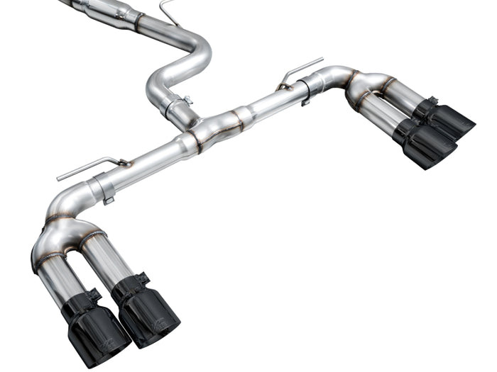 AWE 22-24 Audi 8Y S3 Track Edition Exhaust - Diamond Black Tips available at Damond Motorsports