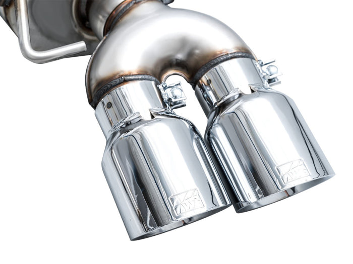 AWE Tuning 19-23 Audi C8 S6/S7 2.9T V6 AWD Touring Edition Exhaust - Chrome Silver Tips available at Damond Motorsports