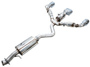 AWE 23-24 Toyota GR Corolla Touring Edition Catback Exhaust - Chrome Silver Tips available at Damond Motorsports