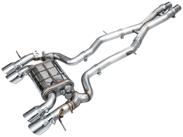 AWE Tuning 23-24 BMW G87 M2 SwitchPath Edition Exhaust - Chrome Silver Tips available at Damond Motorsports