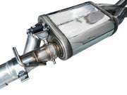 AWE Tuning 22-24 Ford Bronco Raptor 4WD Dual BashGuards Cat-Back SwitchPath Exhaust (No Tips) available at Damond Motorsports