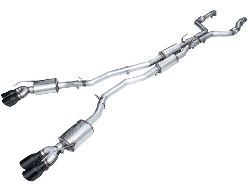 AWE Tuning 2020+ Ford Explorer ST Touring Edition Exhaust w/ Diamond Black Tips available at Damond Motorsports