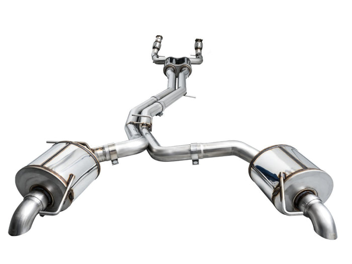 AWE Audi 2019-2023 C8 A6/A7 3.0T Touring Edition Cat-back Exhaust- Turn Downs available at Damond Motorsports