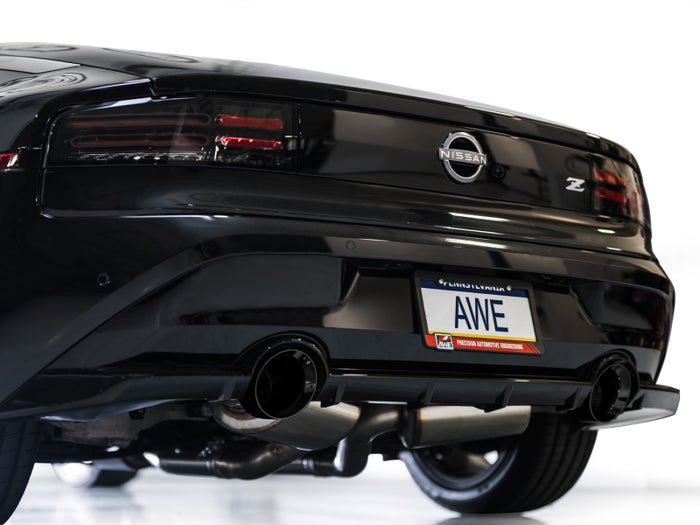 AWE 2023 Nissan Z RZ34 RWD Touring Edition Catback Exhaust System w/ Diamond Black Tips available at Damond Motorsports