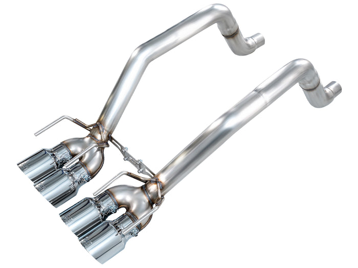 AWE Tuning 05-07 C6 Chevrolet Corvette 6.0L Track Edition Axleback Exhaust w/ Chrome Silver Tips available at Damond Motorsports