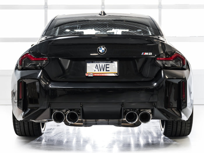 AWE Tuning 23-24 BMW G87 M2 Track Edition Exhaust - Chrome Silver Tips available at Damond Motorsports