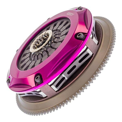 EXEDY Sport Performance Hyper Twin Cerametallic Clutch: Sprung Center Disc: Pull Type Cover: For use w/ Hyper Accessory Kit MBAK101 PN#MM062SD available at Damond Motorsports