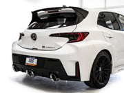 AWE 23-24 Toyota GR Corolla Touring Edition Catback Exhaust - Chrome Silver Tips available at Damond Motorsports