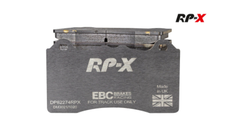 EBC Racing 19-21 Hyundai Veloster (2nd Gen) 2.0 Turbo N RP-X Race Front Brake Pads available at Damond Motorsports
