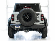 AWE Tuning 22-24 Ford Bronco Raptor 4WD Dual BashGuards Cat-Back SwitchPath Exhaust (No Tips) available at Damond Motorsports