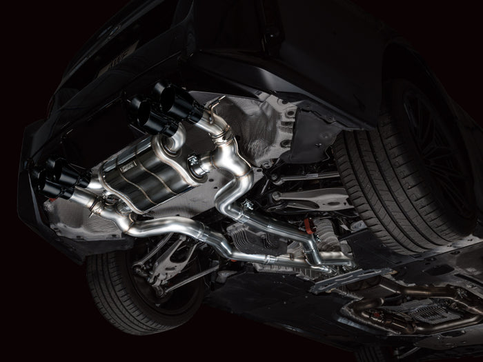 AWE Tuning 23-24 BMW G87 M2 SwitchPath Edition Exhaust - Diamond Black Tips available at Damond Motorsports
