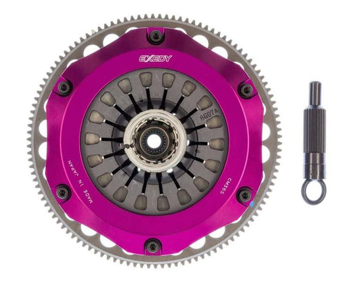 EXEDY Sport Performance Hyper Compe-R Twin Cerametallic Clutch: Rigid Disc: Pull Type Cover: For use w/ Hyper Accessory Kit MBAK100 PN#MM022SBL available at Damond Motorsports