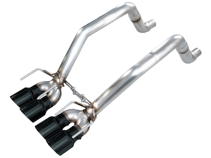AWE Tuning 09-13 Chevrolet Corvette 6.2L Track Edition Axle-back Exhaust w/ Diamond Black Tips available at Damond Motorsports