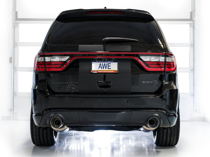 AWE Tuning 18-23 Dodge Durango SRT & Hellcat Touring Edition Exhaust - Chrome Silver Tips available at Damond Motorsports