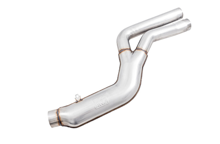 AWE 2020 Toyota Supra A90 Resonated Touring Edition Exhaust - 5in Chrome Silver Tips available at Damond Motorsports