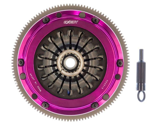 EXEDY Sport Performance Hyper Single Clutch: Sprung Center Disc: Pull Type Cover: Includes Flywheel Bolts: For use w/ Hyper Accessory Kit FJAK100 PN#FH02SD1 available at Damond Motorsports