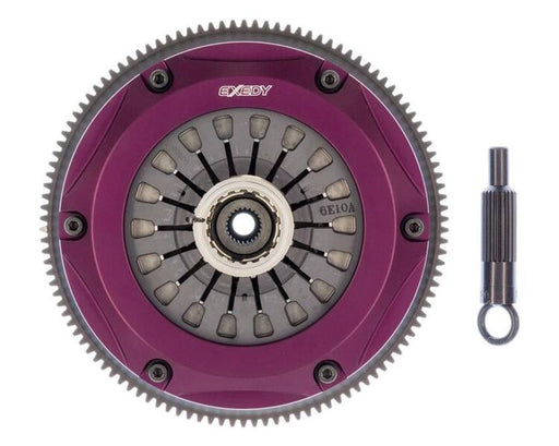 EXEDY Sport Performance Hyper Twin Cerametallic Clutch: Sprung Center Disc: Pull Type Cover: For use w/ Hyper Accessory Kit MBAK100 PN#MM022SD available at Damond Motorsports