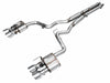 AWE 2024 Ford Mustang GT Fastback S650 RWD SwitchPath Catback Exhaust w/ Quad Chrome Silver Tips available at Damond Motorsports
