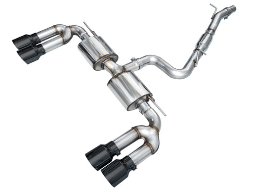 AWE 22-24 Audi 8Y S3 Touring Edition Exhaust - Diamond Black Tips available at Damond Motorsports