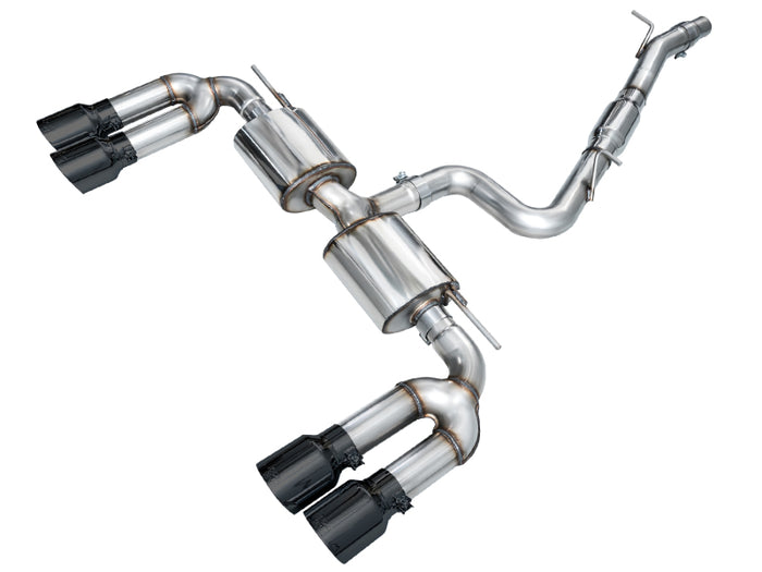 AWE 22-24 Audi 8Y S3 Touring Edition Exhaust - Diamond Black Tips available at Damond Motorsports