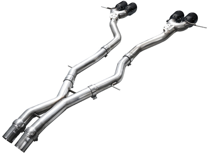 AWE Tuning 23-24 BMW G87 M2 Track Edition Exhaust - Diamond Black Tips available at Damond Motorsports