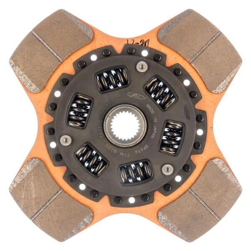 EXEDY Sport Performance Replacement Clutch Disc: Stage 2 Cerametallic 4 Puck Disc PN#FD12T1 available at Damond Motorsports
