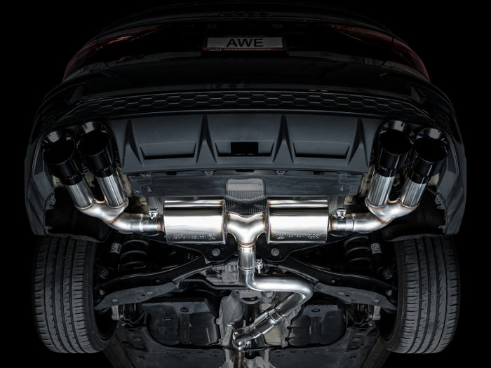 AWE 22-24 Audi 8Y S3 Touring Edition Exhaust - Diamond Black Tips available at Damond Motorsports