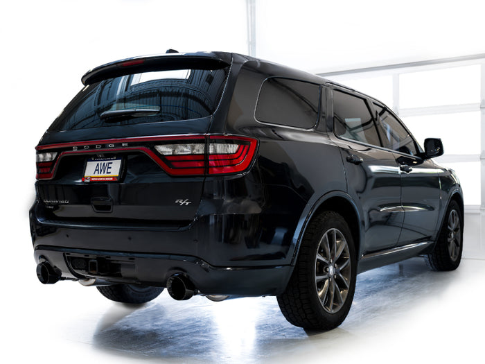 AWE Tuning 11-24 Dodge Durango 5.7L Touring Edition Exhaust w/ Diamond Black Tips available at Damond Motorsports