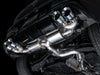 AWE MK8 Volkswagen Golf R 3in Touring Edition Quad Exhaust - Chrome Silver Tips available at Damond Motorsports