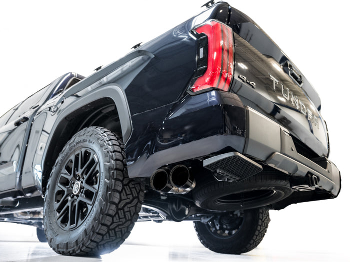 AWE 0FG Exhaust for 3rd Gen Toyota Tundra - Dual Diamond Black Tips available at Damond Motorsports