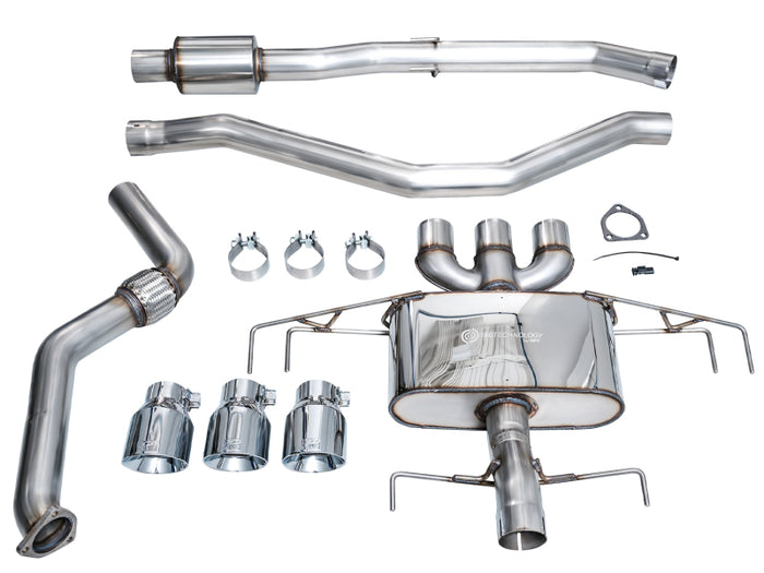 AWE Tuning 2024 Acura Integra Type S DE5 FWD Touring Edition Exhaust w/ Triple Chrome Silver Tips available at Damond Motorsports