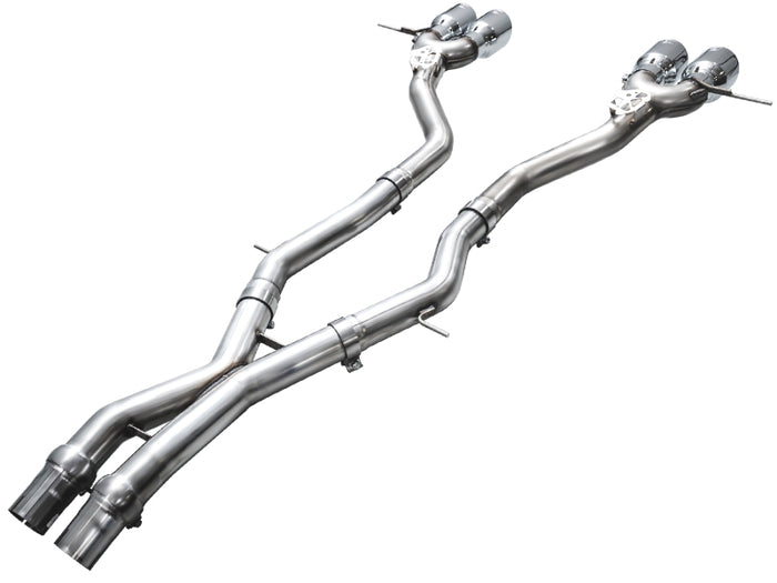 AWE Tuning 23-24 BMW G87 M2 Track Edition Exhaust - Chrome Silver Tips available at Damond Motorsports
