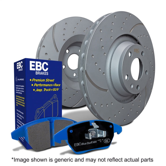 EBC S6 Brake Pad and Rotor Kit available at Damond Motorsports