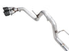 AWE 0FG 21+ Ford F150 Dual Side Exit Cat-Back Exhaust - 4.5in Diamond Black Tips available at Damond Motorsports