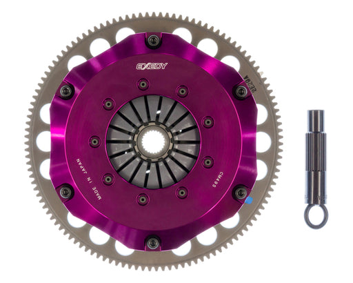 EXEDY Sport Performance Hyper Compe-R Twin Cerametallic Clutch: Rigid Disc: Push Type Cover: For use w/ Hyper Accessory Kit HCAK103 PN#HM032SBL available at Damond Motorsports
