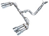 AWE 22-24 Audi 8Y S3 Track Edition Exhaust - Chrome Silver Tips available at Damond Motorsports