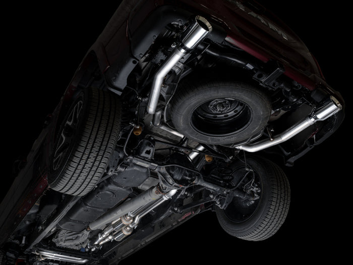 AWE 25+ RAM 1500 3.0TT 0FG Catback Touring Exhaust - Chrome Silver Tips available at Damond Motorsports